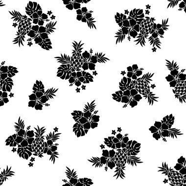 Şirin amber ve ananas tekstil desenleri.,