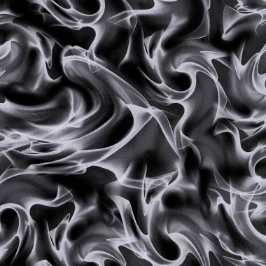 Abstract irregular smoke seamless textile pattern, clipart