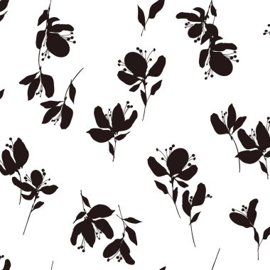 Güzel çiçek deseni tekstil tasarımı için mükemmel.,