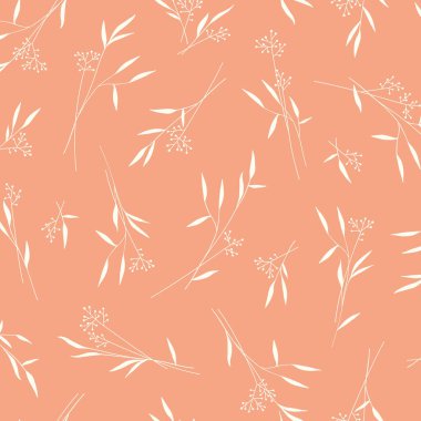 Kusursuz desenli güzel bitkiler tekstil için mükemmel.,