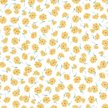 Güzel çiçek deseni tekstil tasarımı için mükemmel.,