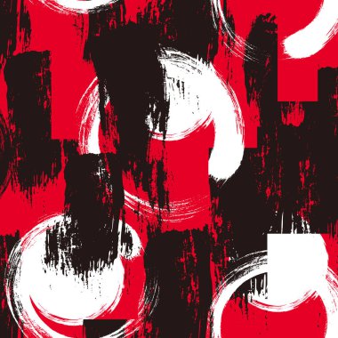 Soyut fırça darbelerinin kusursuz deseni,