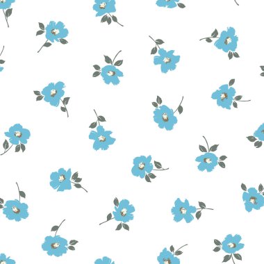 Güzel çiçek deseni tekstil tasarımı için mükemmel.,