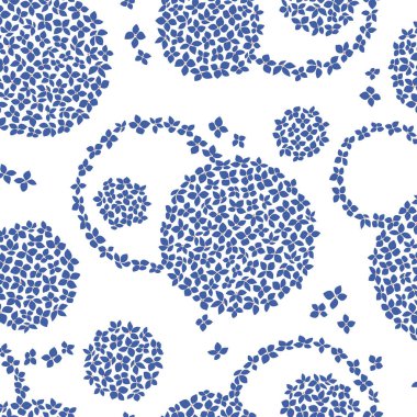 Soyut çiçek deseni tekstil tasarımı için mükemmel.,