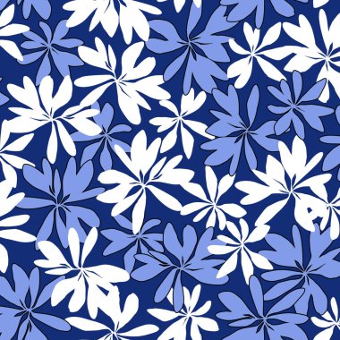 Kusursuz desenli güzel bitkiler tekstil için mükemmel.,