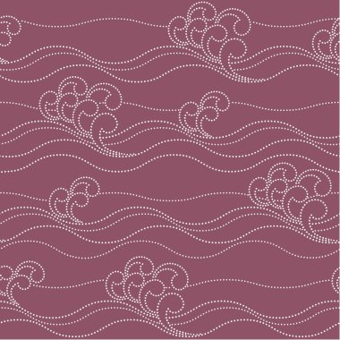 Geleneksel Japon kalıplarının kusursuz deseni,