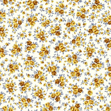 Soyut çiçek deseni tekstil tasarımı için mükemmel.,