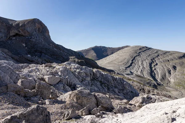 山在比利牛斯辎谷国家公园 阿拉贡 韦斯卡 西班牙 — 图库照片