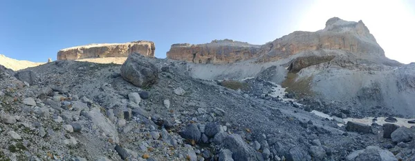 スペイン側のロランドギャップとテールランの指 ピレネー山脈オルデサ — ストック写真