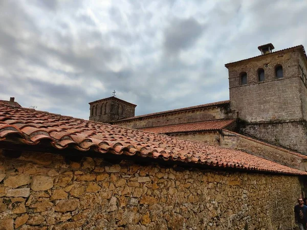 Живописная Средневековая Деревня Сантильяна Мар Кантабрия Испания — стоковое фото