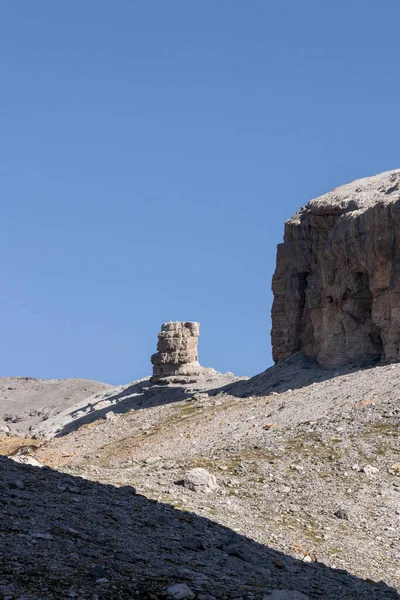 Pirenelerdeki Ordesa Ulusal Parkı Ndaki Taelon Dağı Nın Parmağı — Stok fotoğraf