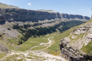 ordesa national park in the province of huesca in the north of spain