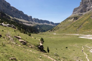 ordesa national park in the province of huesca in the north of spain