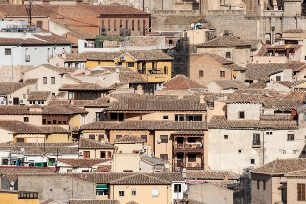 Zanurz Się Uroku Starego Miasta Toledos Spacerując Brukowanych Ulicach Podziwiając — Zdjęcie stockowe