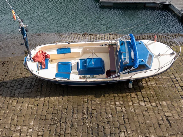 Serenità Sul Mare Catturare Tranquillità Del Porto Delle Barche Laredos — Foto Stock