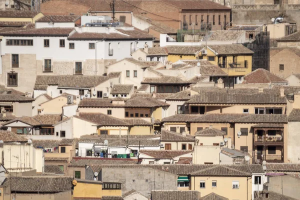 Toledo Nun Tarihi Caddelerini Keşfeden Spains Kültür Mirasları Arasında Resimli — Stok fotoğraf