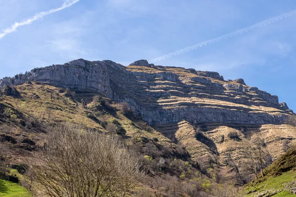 Majestic Beauty Breathtaking Rocky Mountains Cantabria All Splendor — Stock Photo, Image