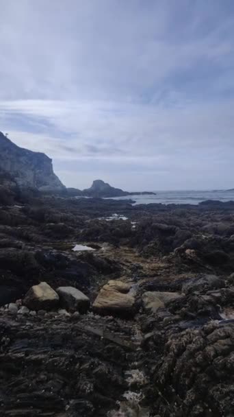 Vídeo Playa Silencio Cudillero Asturias — Vídeo de stock