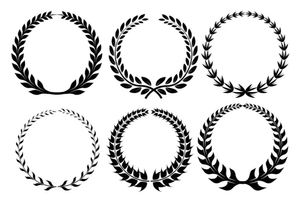 stock vector laurel wreath, isolated vector elements for your application or any kind