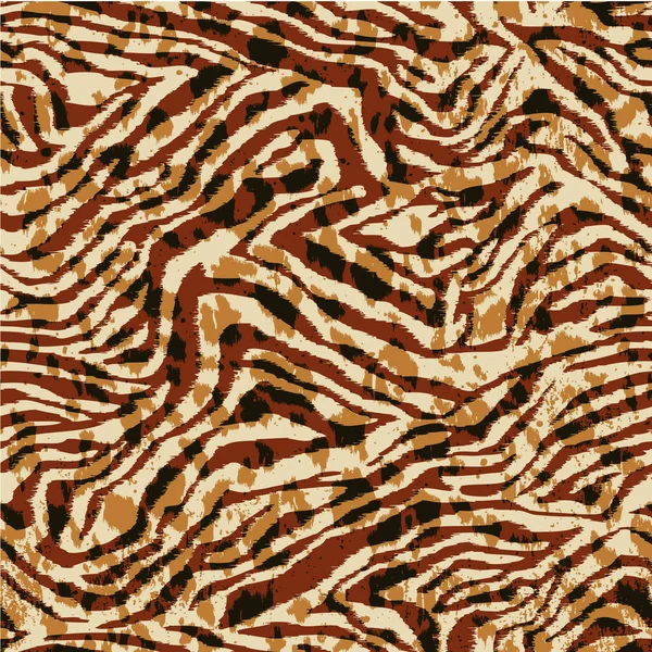 Tiger Und Leopardenfell Patchwork Tapete Abstrakte Grunge Vektor Nahtlose Muster Stockvektor