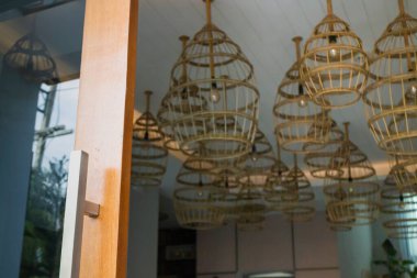 Yaz mevsiminde ev dekorasyonu, stok fotoğrafı.