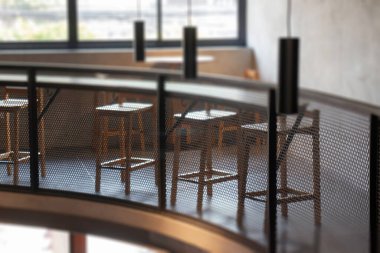 Modern bir kafeterya, stok fotoğrafı.