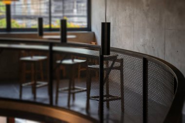 Modern bir kafeterya, stok fotoğrafı.