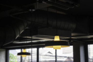 Modern bir kafeterya, stok fotoğrafı.