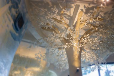 Modern bir kafeterya, stok fotoğrafı.