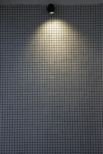 Beyaz Gri Duvarda Modern Minimalist Mekan Stok Fotoğrafı — Stok fotoğraf