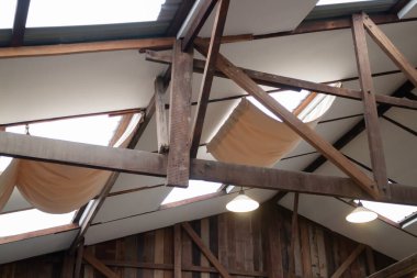 Wooden renovated Thai style architecture, stock photo