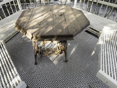 Tropical landscaping in home garden