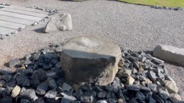 Water rushing over rocks, stock footage