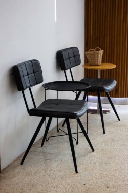 Modern hipster style loft apartment details, stock photo