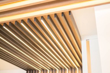 Binanın tavanında ışıklar, stok fotoğrafı.