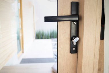 Parlak oturma odası modern iç mekan, stok fotoğrafı.