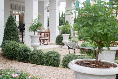 Asgari stil kahve dükkanı dekorasyonu, stok fotoğrafı