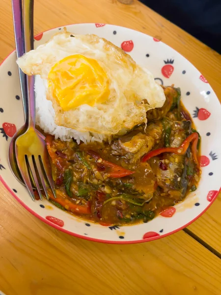 Thai Spicy Street Food Menu Stock Photo — Stock Photo, Image