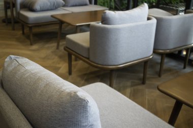 Eski moda bir espresso barı, stok fotoğrafı.