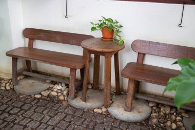 Samimi bir kafe atmosferi, stok fotoğrafı.