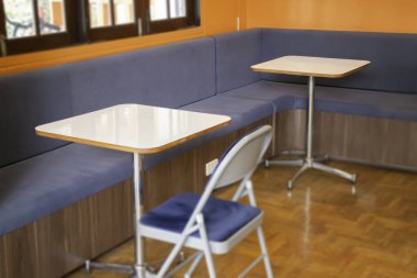 Güzel bir kafe ya da kafe. İç dekorasyon, stok fotoğrafı.