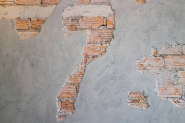 Antika bir kahve dükkanı, eski tuğlalar, duvarlar, stok fotoğrafları.