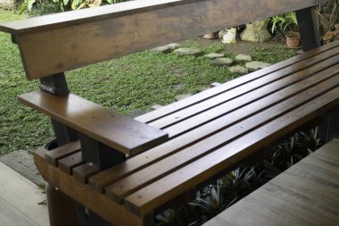 Kahve dükkanı ya da tropikal kafeterya konsepti dış görünüş, stok fotoğrafı.