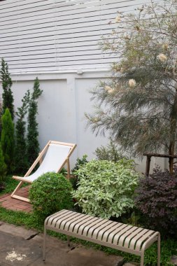 Tayland 'da bir kafeterya tarzı, stok fotoğrafı.