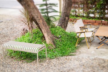 Tayland 'da bir kafeterya tarzı, stok fotoğrafı.