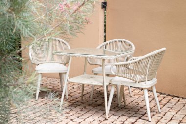 Çiçekli yaz bahçesi, stok fotoğrafı.