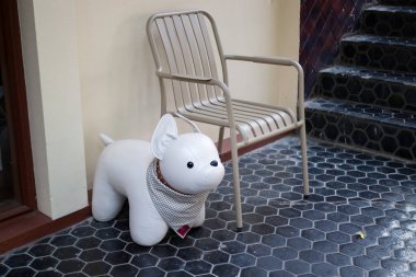 Tayland 'da bir kafeterya tarzı, stok fotoğrafı.