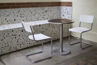 Tayland 'da bir kafeterya tarzı, stok fotoğrafı.