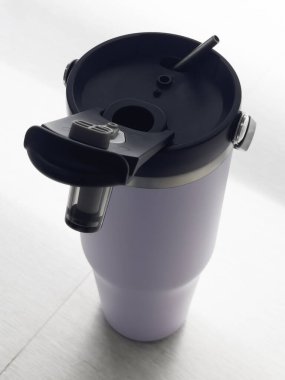 Termos paslanmaz çelik seramik bardak, stok fotoğrafı.