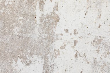 Stucco beyaz yaşlılık geçmişi. Eski kasabada bir duvar parçası.